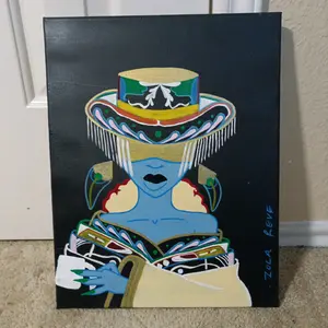 Afro Rustic Lady Hangable Decoration