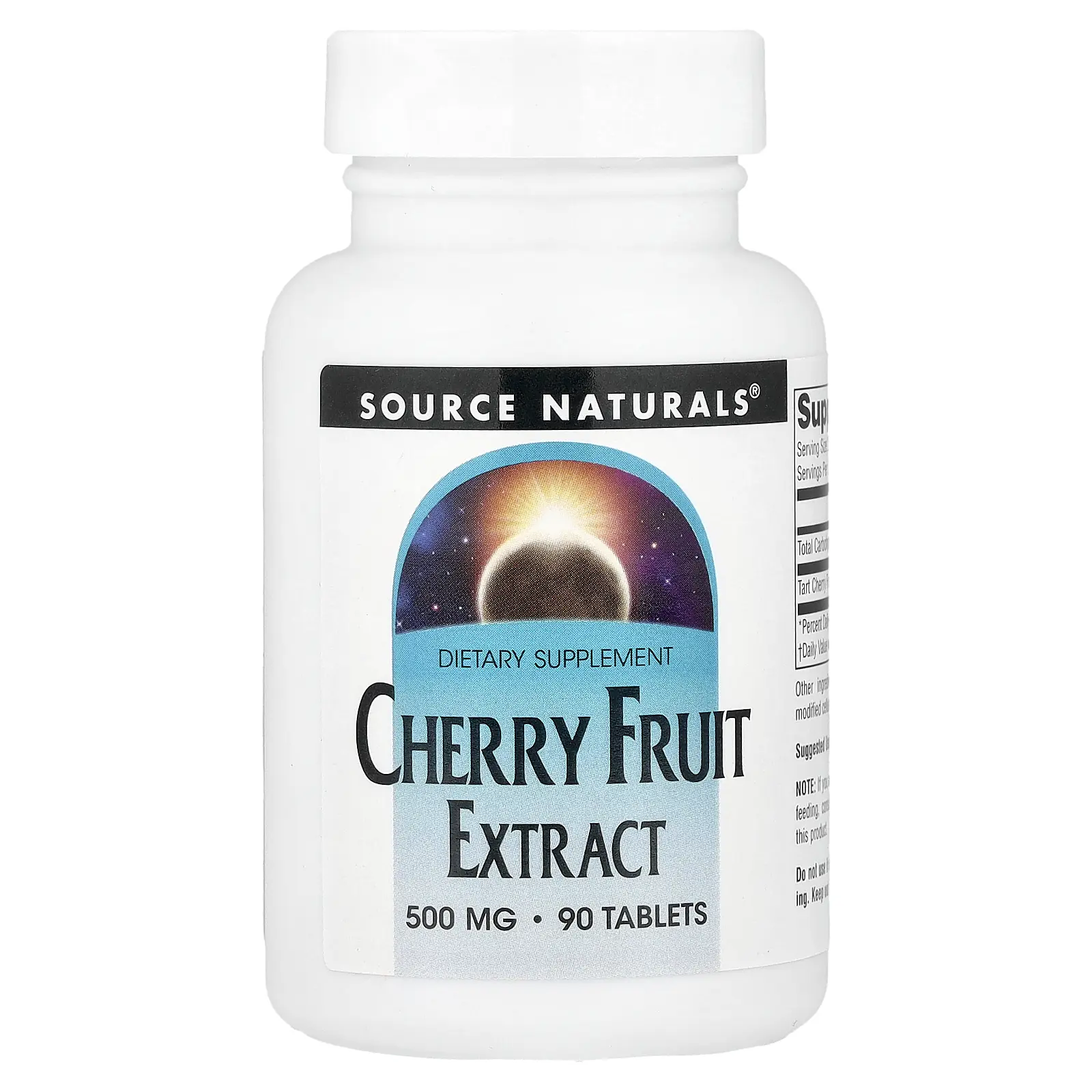Source Naturals Cherry Fruit Extract, 500 mg, 90 Tablets