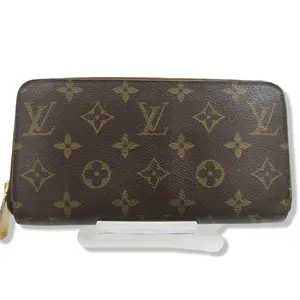 Pre-owned Louis Vuitton Monogram Canvas Small Leather Goods Zippy Wallet LV1877