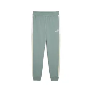 PUMA Mens Essentials Block Sweatpants Casual - Green