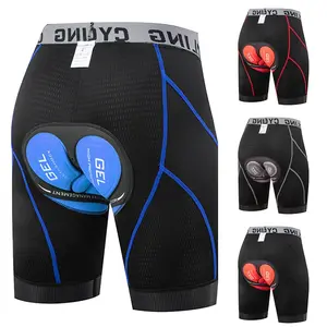 cycling shorts with thickened silicone gel padding, breathable and high-elasticity, for mountain bikes and road bikes