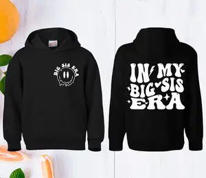 In My Big Sis Era Hoodie. Sister to be hoodie, Big Sister Gift, Funny Big Sister Clothing, Gift For Sisters Hoodie, Cute Big Sister Cotton Polyester UNISEX