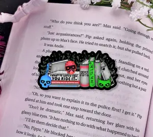 Into the Darkness Inspired Handrawn Laminated Sticker