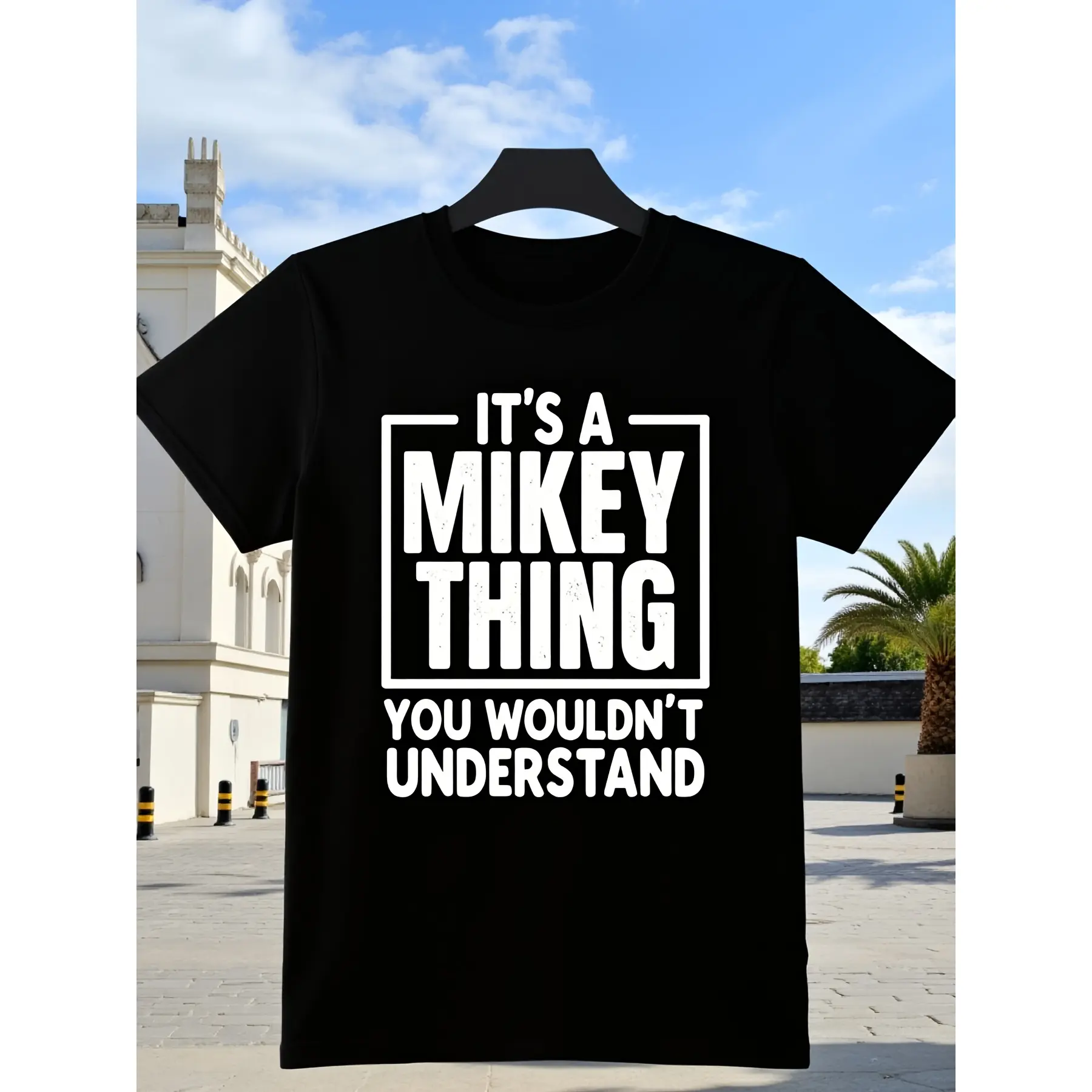 It'S a Mikey Thing You Wouldn'T Understand First N unisex soft cotton short sleeve t shirt, vintage graphic casual tee for men women teens, perfect birthday holiday gift for camping travel gym daily street  wear