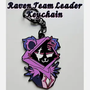 Battle Royale Enamel Keychain: Raven Team Leader