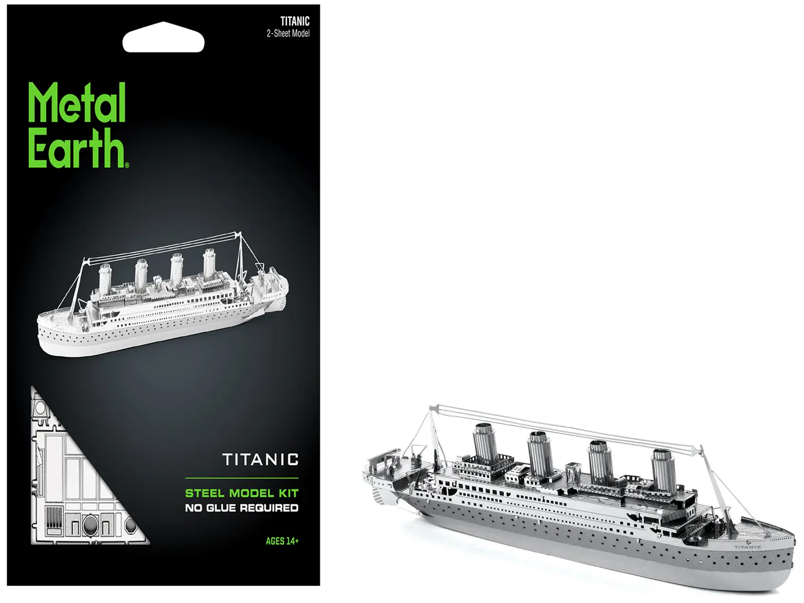 Model Kit Titanic Ship (Moderate Difficulty) Steel Model Kit by Metal Earth
