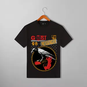 G West Oversized 100% Cotton T-Shirt Animal (A)