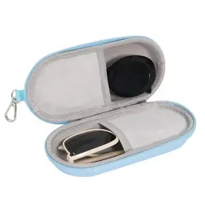 Hard Shell Eyeglass Case With Anti-Scratch Protection, Portable Sunglasses Storage Organizer for Travel, Outdoor Activities and Daily Use