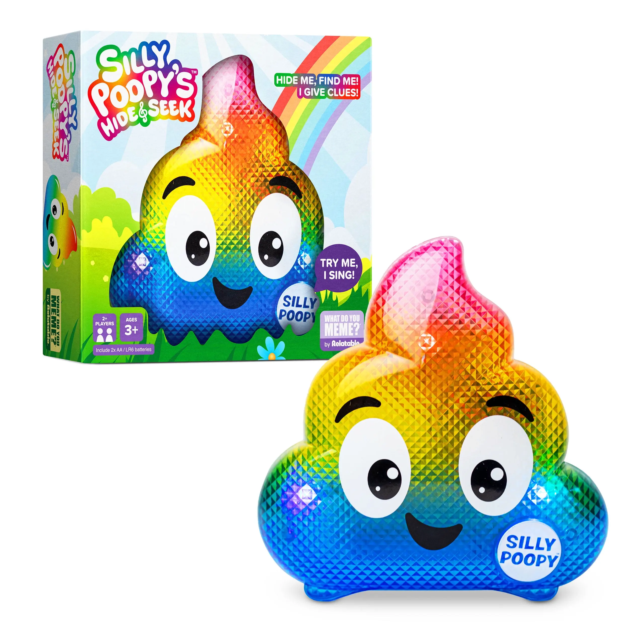 Silly Poopy's Hide & Seek Kids Game, Electronic Interactive Game for Ages 3+ by What Do You Meme?