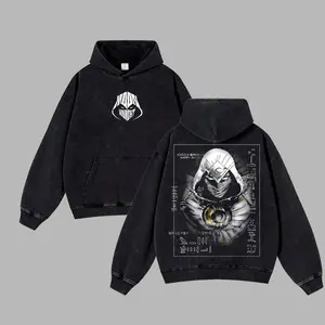 Moon Knight Marc Spector MCU Comic Retro Unisex Acid Washed Hoodie, T-shirt, Super Hero Movie Man Clothes Cotton designer shirts Movie Shirt, graphic tees, men gifts, ,Graphic Streetwear T-shirt Crew Neck Graphic T-Shirt C30