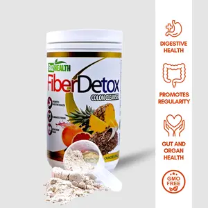 Fiber Detox Cleanse - Gut Health, Digestion & Colon Support - 30 day supply w/measuring scoop - Fitness Edible