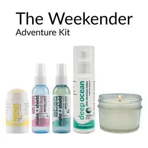 Bed Bug and No-See-Um Repellent - The Weekender Adventure Kit (5 Items + Travel Bag)