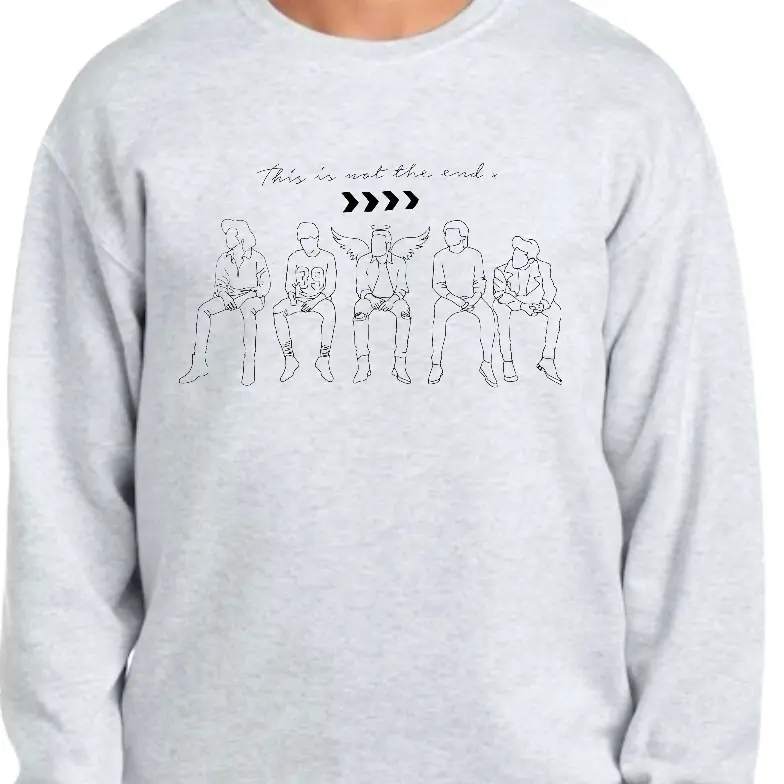 One Direction Band Outline Sweatshirt