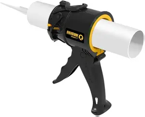 SILIGUN™ Gen-3 Compact Caulking Gun - No Drip Caulk Gun - Patented Design - Lightweight ABS Frame - Works with All 10 oz Tubes - Innovative Sealant Application Tool