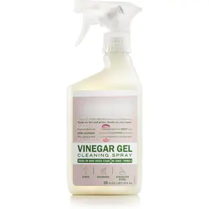 Vinegar Gel Cleaning Spray, Bathroom Use, No-Rinse Formula, Plant-Derived Cleaning Ingredients, Apple Blossom, 16 Fl Oz, Pack of 1