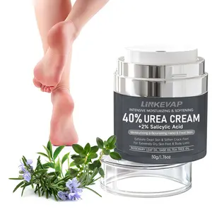 LINKEVAP Intensive Foot Repair Cream 40% Urea 2% Salicylic Acid Deep Moisturizer with Hyaluronic Acid Callus Remover for Soft Feet