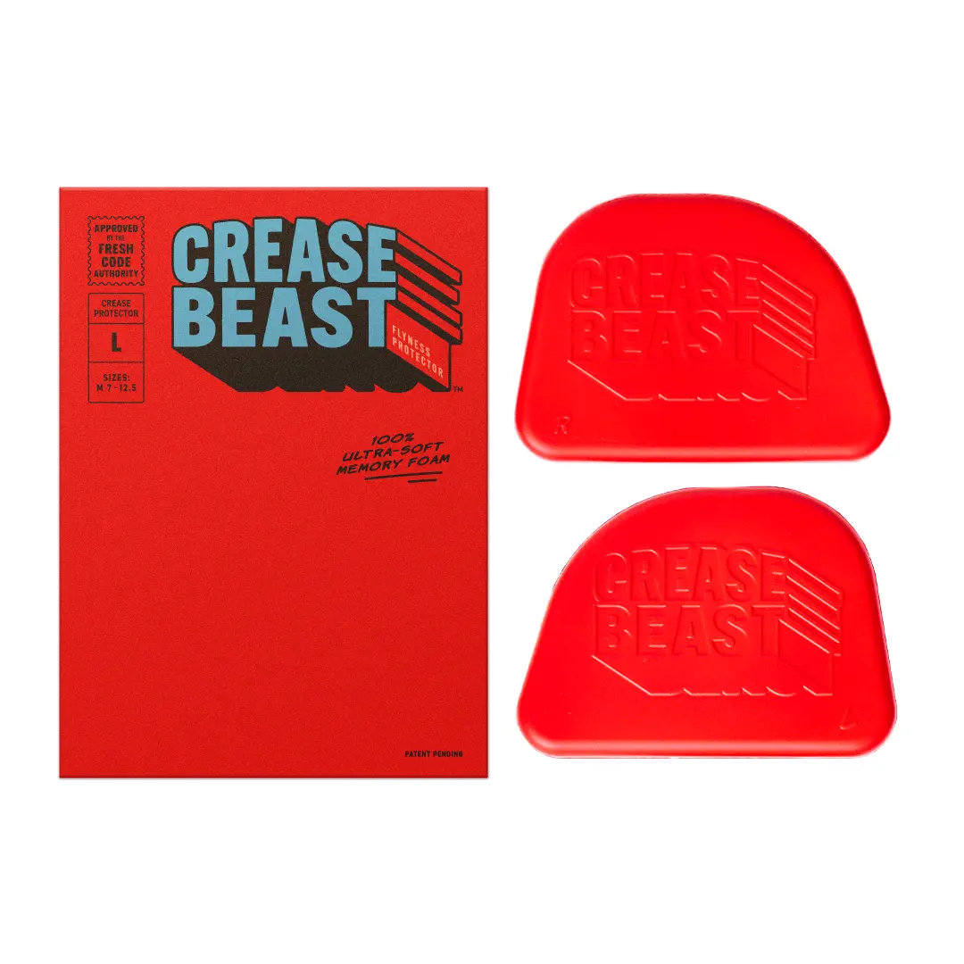 Crease Beast Super Slim Memory Foam Crease Protectors - Reduces Creasing in New & Old Shoes - For Jordan’s, Dunks, Air Force Ones - Made for Men’s Sizes 8-12.5 - Does Not Include Foot Sleeves or Socks, Footwear, Designed For Shoes With Very Little Space