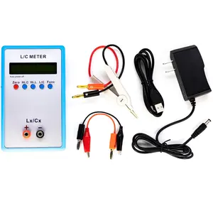 Portable LCR Meter L/C Multimeter Electric Capacitor Inductor Tester, Measuring Range 1pF-100mF 1uH-100H for LC200A LC-200A