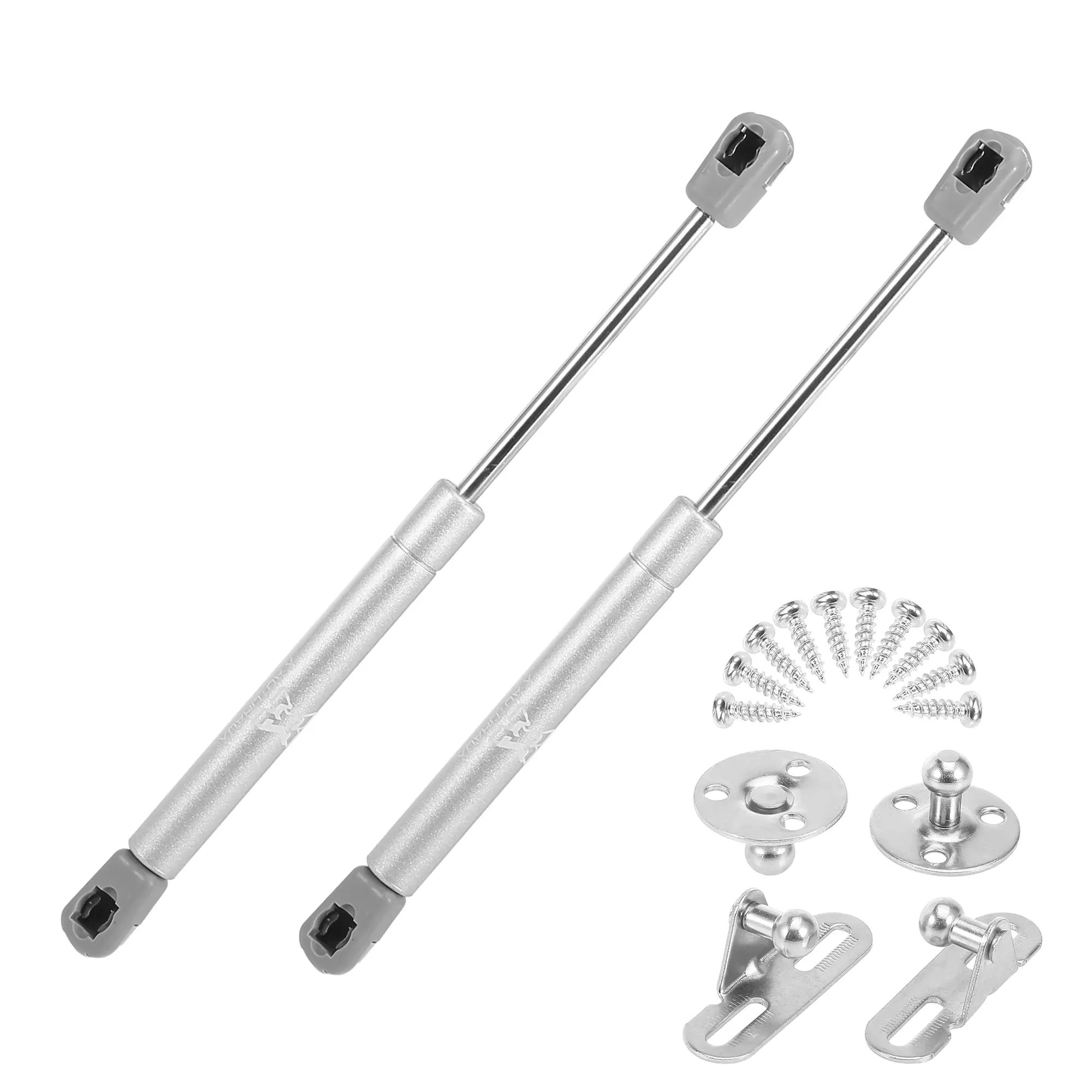 2pcs 10Inch45N/10Lb Silver Tone Universal Gas Spring Shock Lift Supports Gas Struts for RV Car Boat