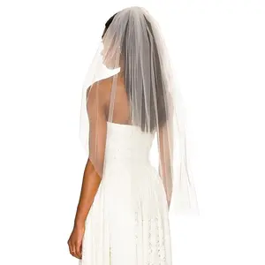 Ofrenda Studio New Moon Veil in Off White