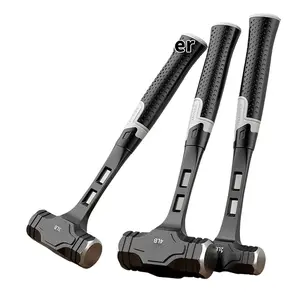 1 Heavy-Duty Octagonal Hammer Solid high-carbon steel construction Non-slip handle Suitable for indoor and outdoor use Office and home improvement Carpentry and hardware installation Handheld hammer tool, Gifts for Men, Solid Steel