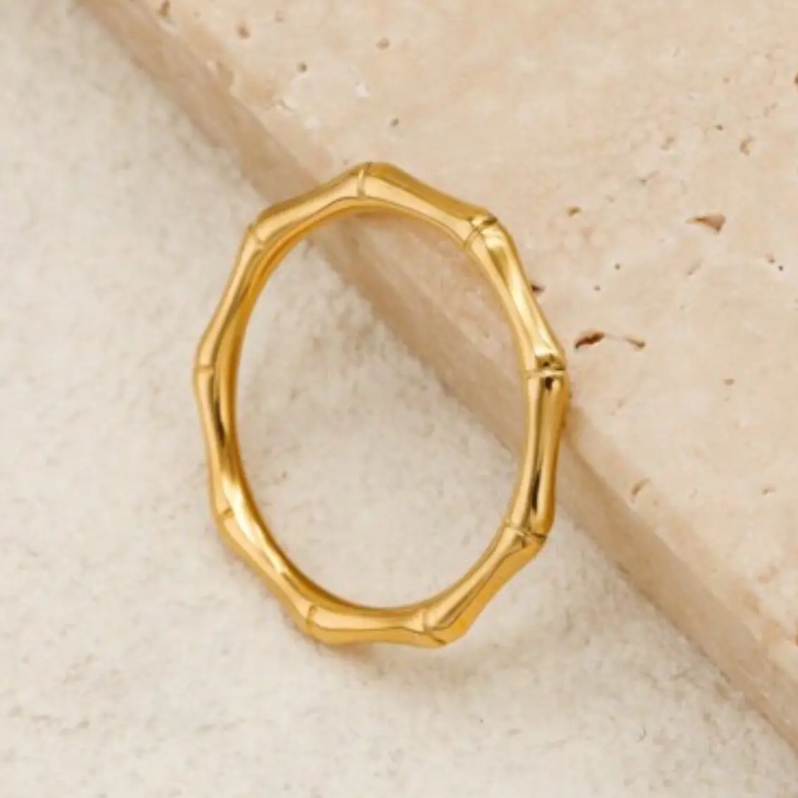 Gold Hexagon Ring Gold Hexagon Ring