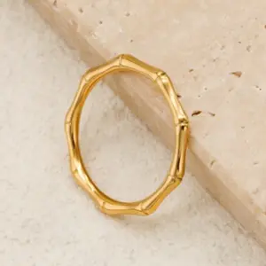 Gold Hexagon Ring