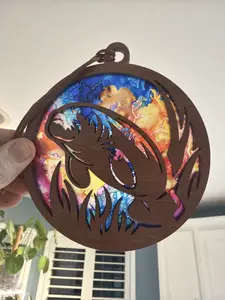 Manatee Suncatcher for Sunny Window