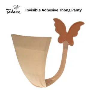 Bare Invisible Thong Adhesive Panty - Comfortable Womenswear for Everyday Use