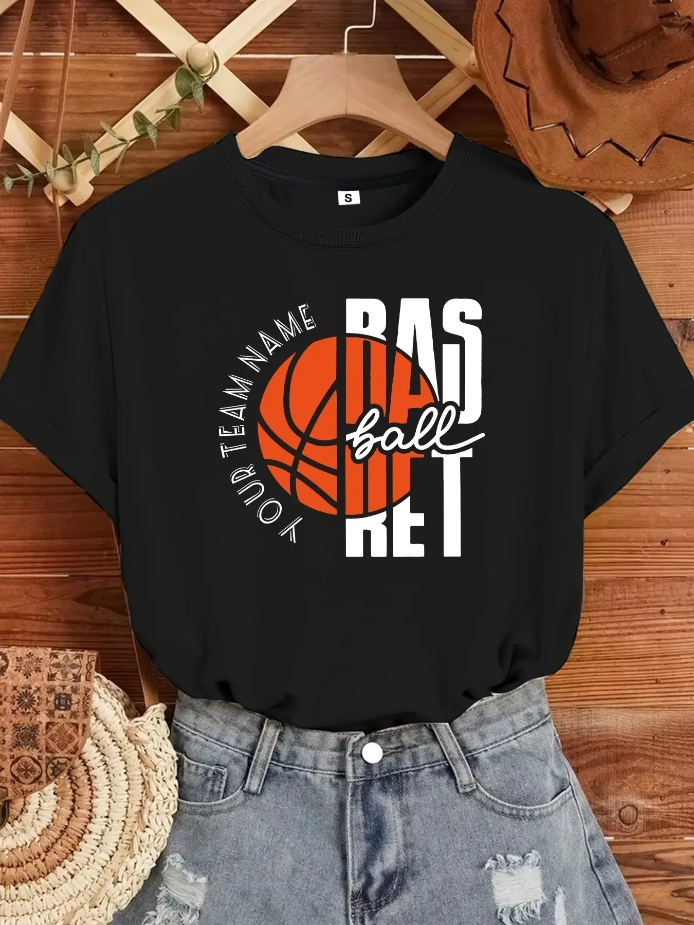 Custom Basketball Team T-Shirt, Personalized Shirt for Basketball Teams, Game Day Apparel, for Basketball Players