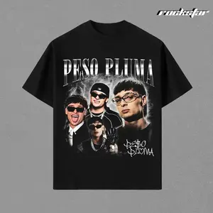 Peso P Dinastía Tour Shirt 2026 | Lightning Graphic Tee | Corridos Tumbados Concert Merch for Fans