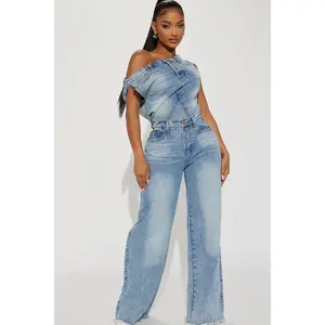 Dakota Denim Jumpsuit - Denim