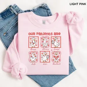 Our Patients Are Sweatshirt/Hoodie, Cute Nurse Duck Valentine Sweater, Healthcare Appreciation Shirt, Nurse Doctor Gift, For Men and For Women