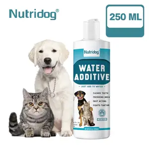 Nutridog Advanced Dental Water Additive for Dogs and Cats to Fight Bad  and Tartar Build Up Your Stinks Pet Spray fresh breath