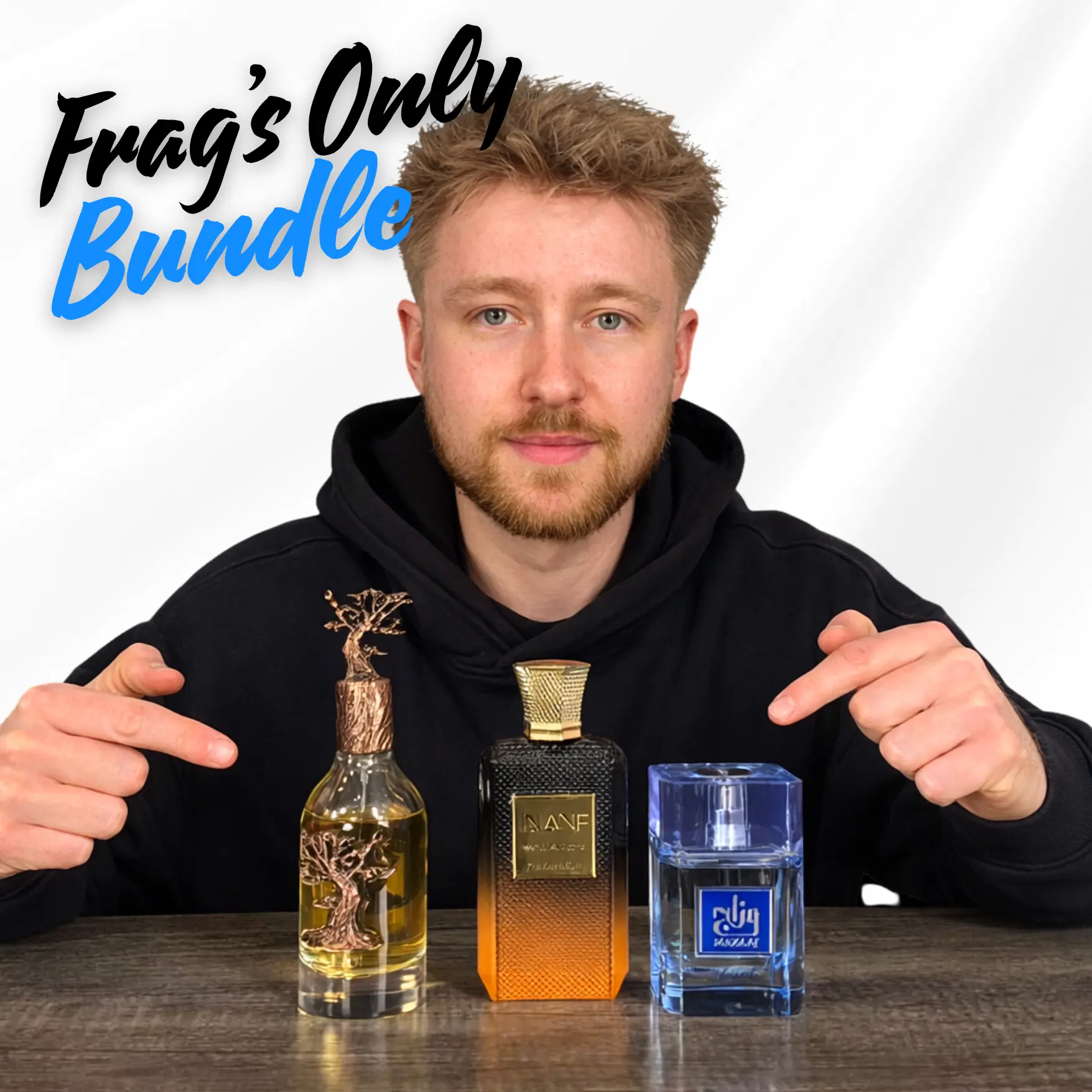 Frag's Only Bundle | Lattafa Eternal Oud + Afnan Mazaaj + Khadlaj Vanilla Dunes | Unisex Fragrance | 100 ML - 3.4 OZ | Eau De Parfum | Vanilla - Cinnamon & Cardamom