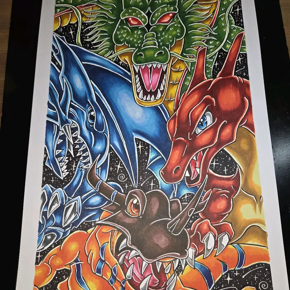 4Dragons print 11in by 17in 4Dragons print 11in by 17in