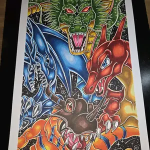 4Dragons print 11in by 17in 4Dragons print 11in by 17in