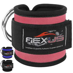 Ankle Strap for Cable Machine - One Size Fit with Premium Padding Cuffs, Ankle Bands for Working Out, Booty Workouts, Leg Extension, Hip Abductors, Kickbacks & Lower Body Exercises