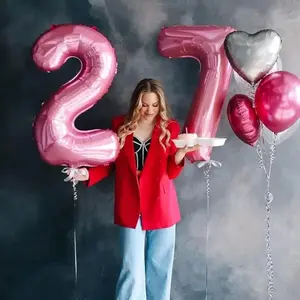 Pink Number Balloon 40 Inch Pink Number Balloon 40 Inch