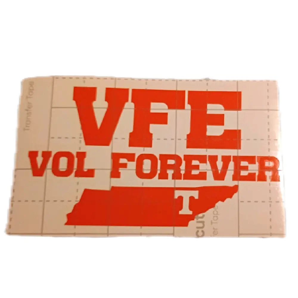 Tennessee Vols "Vol Forever" 4-in Car Decal, Orange