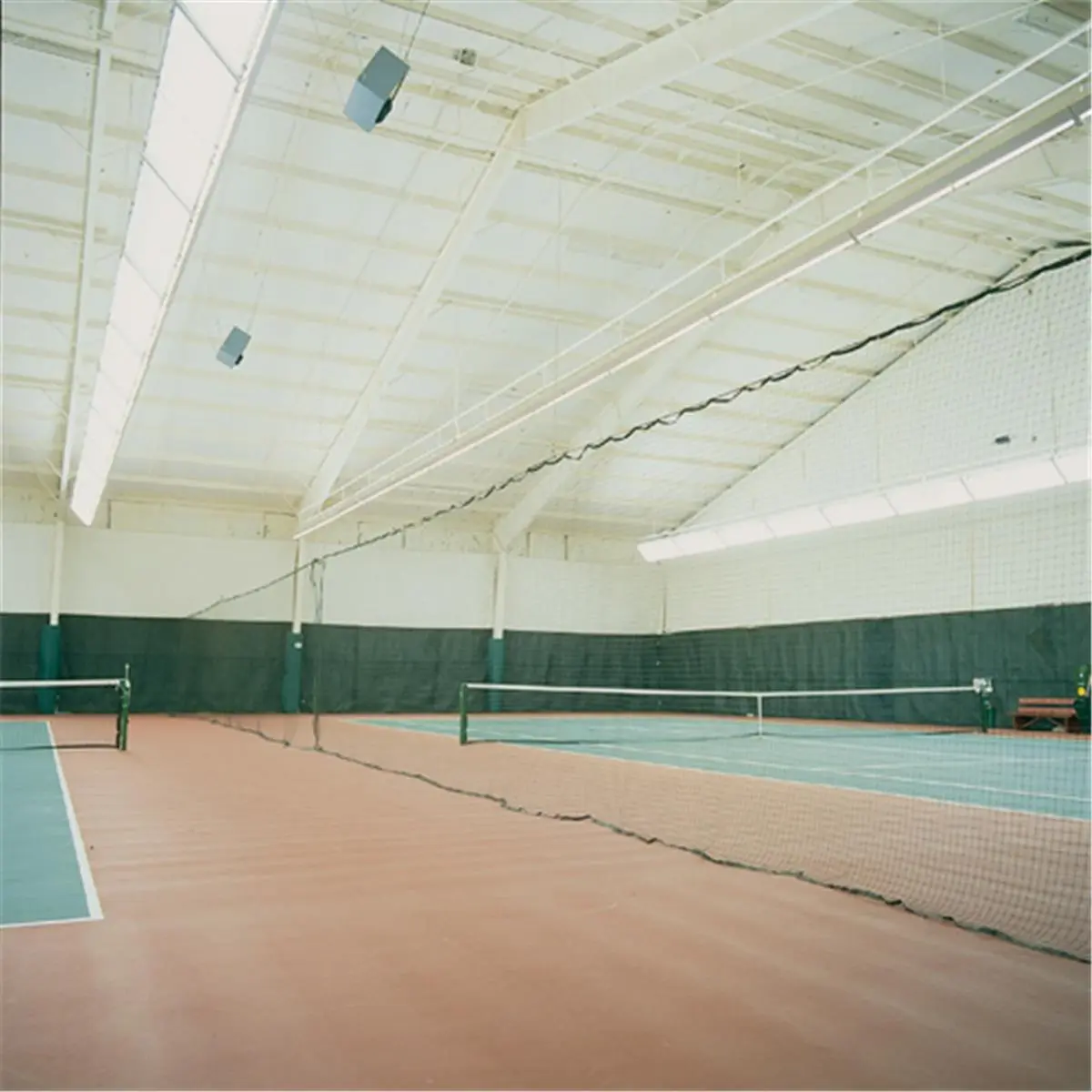 SSN Court Divider Net Kit - 10x60 ft Nets, Braided Knotless EHT Netting, Double-Stitched, Grommets Every 15 in, Vinyl Border