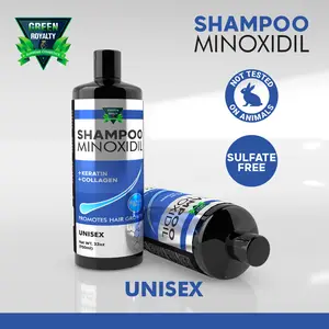 Green Royalty MinoXidil/Keratin/Collagen Shampoo 32oz Alcohol-Free Oil-Free Formula for Hair Growth & Hair Loss Prevention Volumizing Moisturizing Unisex Haircare Conditioner - Cleanser