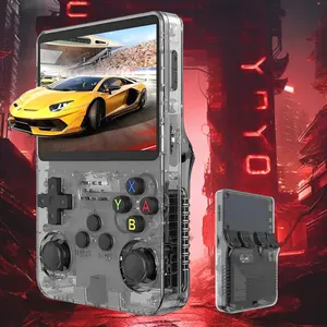 R36s Retro Video Handheld Game Console, Portable Mini Gaming Device, 64GB Memory, 3.5 Inch IPS Screen, 3500mah Battery, 21000+ Games