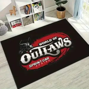 World of Outlaws Sprint Car Series Racing Track Design DoorMat