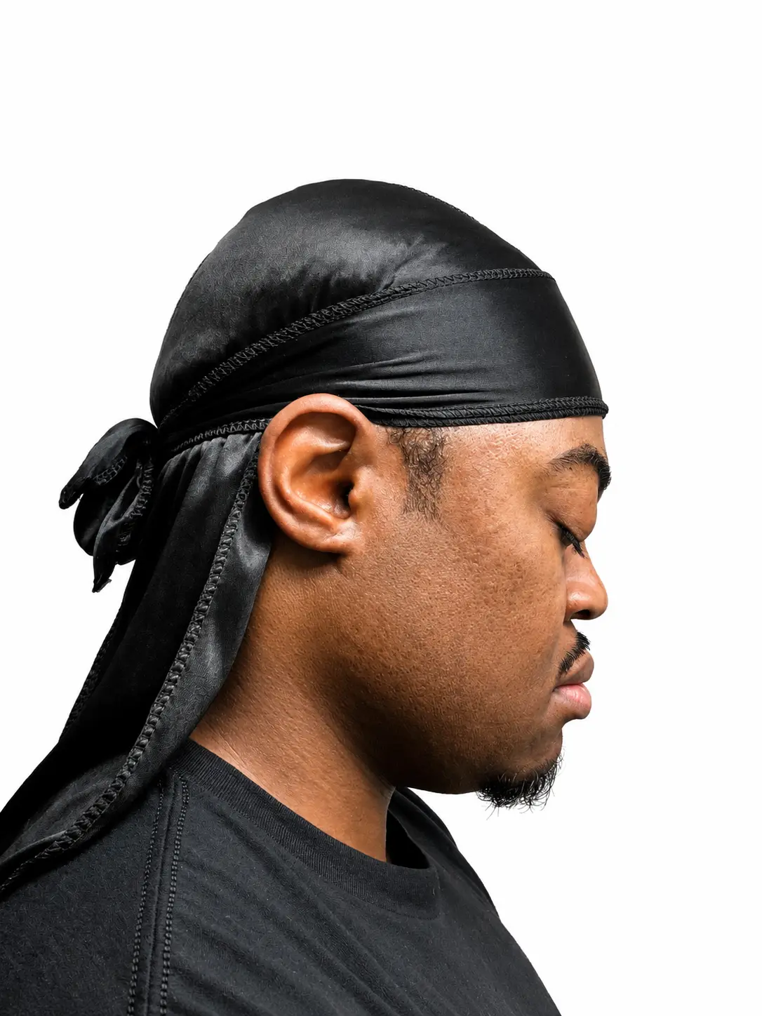 Seamless Du Rag with Adjustable Strap and Long Tail, Breathable Dorag for 360 Waves, Braids, Locs and Wolfing - Motion Up Scarf For Hair Scarf Head Wrap
