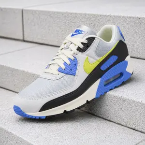 Nike Air Max 90 Wave Pack Photon Dust Blue Cyber IU7543-025 Men's Fashion Sneaker New