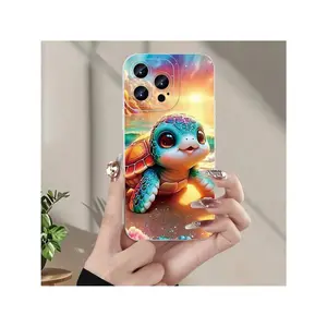 Hot Selling Creative Cute Turtle Pattern Phone Case For IPhone 16/15/14/13/12/11/XS/XR/X/7/8 Plus/Pro/Max/Mini - Creative Fashion Design,, Gift For Friends, Family, Boyfriend, Girlfriend