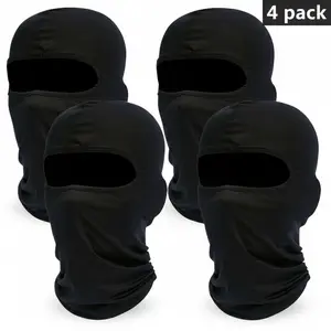 Balaclava Face Mask 4 Pcs Full Face Cover Ski Mask Hood Breathable Windproof Face Cover for Men Women neck gaiter set summer outdoor