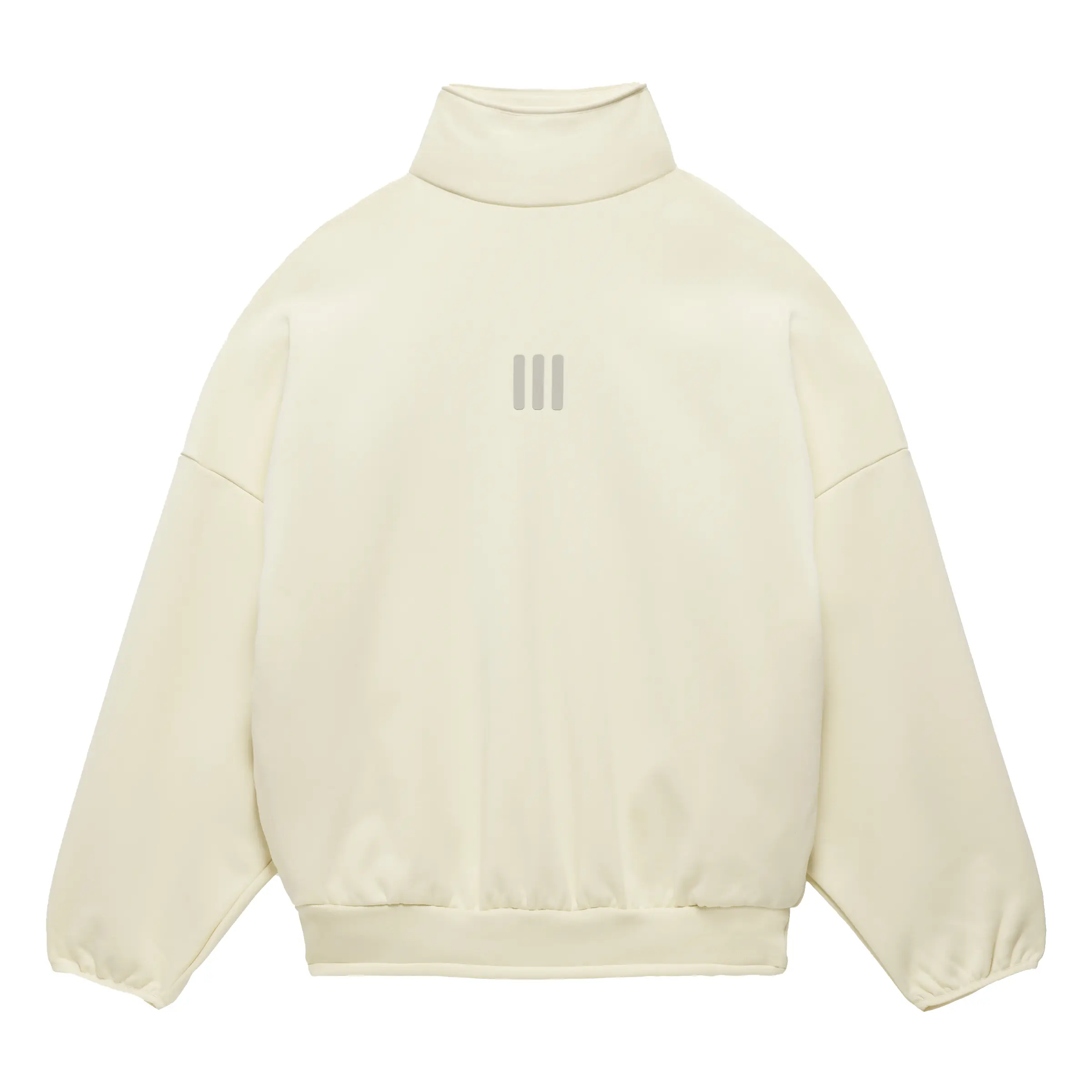 adidas Mens Fear Of God Athletics Mock Neck Casual - Off White