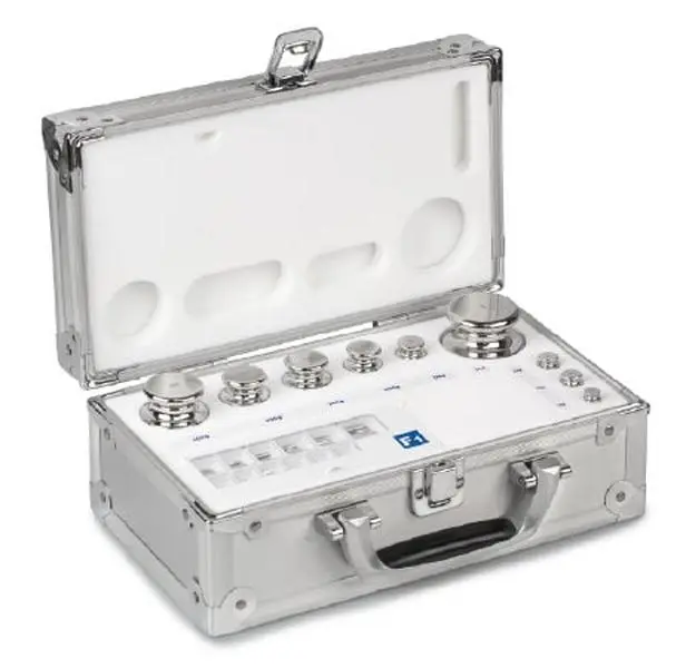 Kern 325-046 F1 Class Stainless Steel Weight Set, 1 mg to 200 g, with Aluminum Storage Case, 1Mg